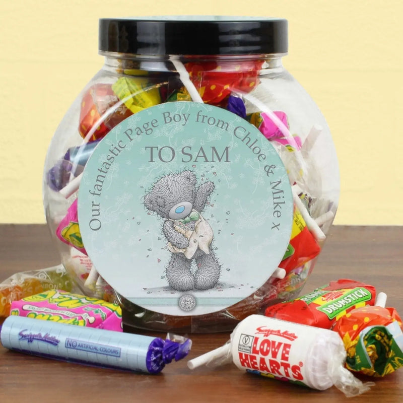 Personalised Me To You Male Wedding Sweet Jar - Gift Moments