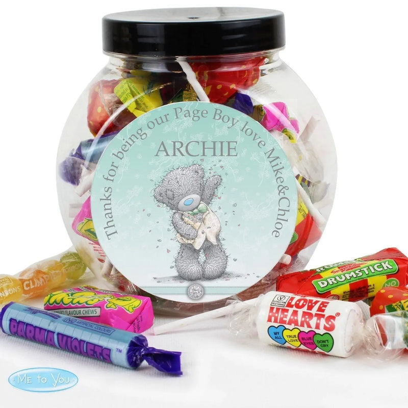 Personalised Me To You Male Wedding Sweet Jar - Gift Moments