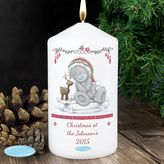 Personalised Me To You Reindeer Candle - Gift Moments