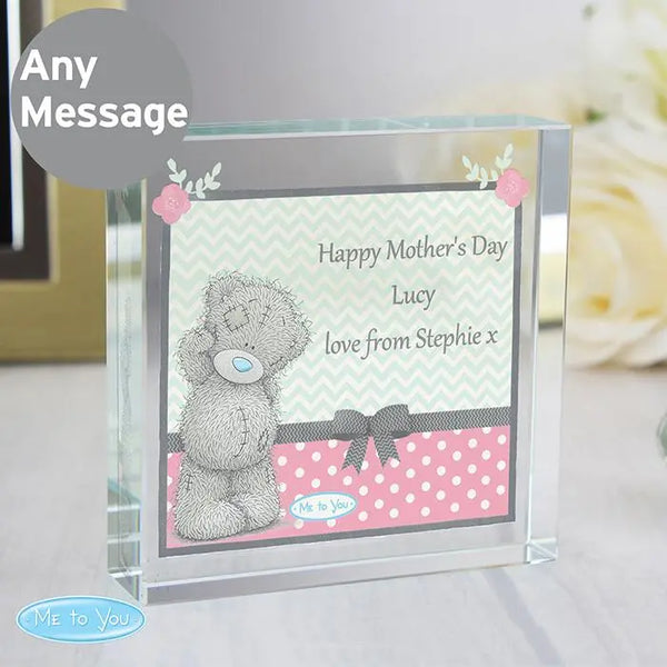 Personalised Me To You Tatty Teddy Crystal Token - Gift Moments