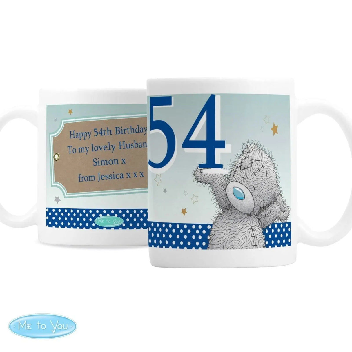 Personalised Me to You Birthday Age Male Mug - Gift Moments