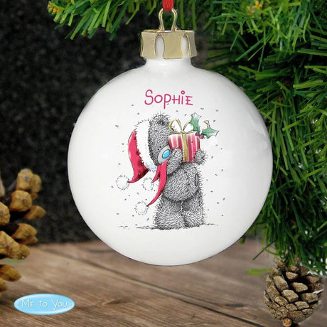 Personalised Me to You Christmas Bauble - Gift Moments