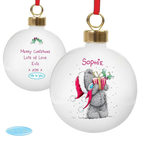 Personalised Me to You Christmas Bauble - Gift Moments