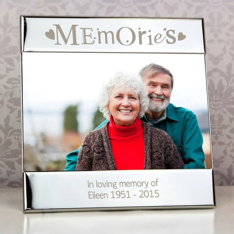 Personalised Memories Silver Photo Frame - Gift Moments
