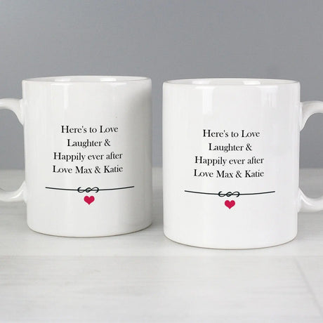 Personalised Mr & Mrs Wedding Mug Set - Gift Moments