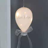 Personalised Name LED Glass Balloon - Gift Moments