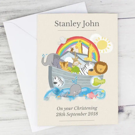 Personalised Noah's Ark Card - Gift Moments