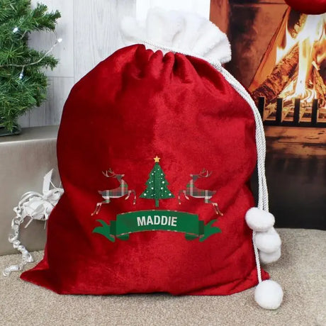 Personalised Nordic Luxury Christmas Sack - Gift Moments