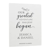 Personalised Our Greatest Adventure Wedding Planner - Gift Moments