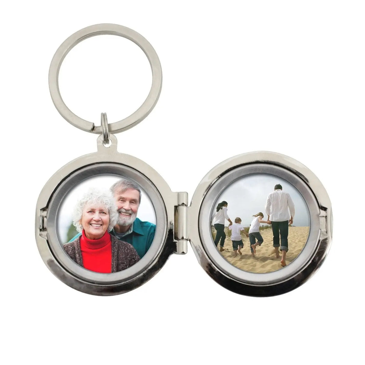 Personalised Photo Frame Silver Keyring - Gift Moments