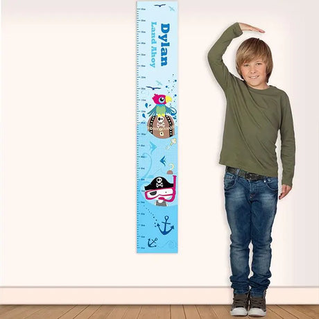 Personalised Pirate Height Chart - Gift Moments