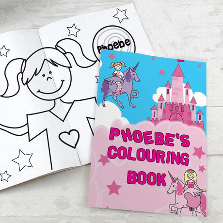Personalised Princess Colouring Book - Gift Moments