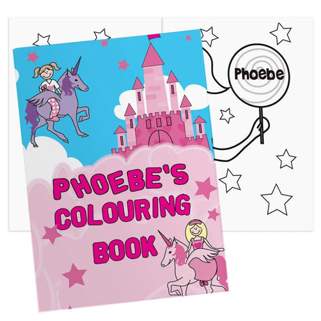 Personalised Princess Colouring Book - Gift Moments