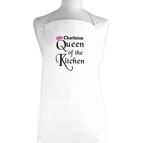 Personalised Queen of the Kitchen Apron - Gift Moments