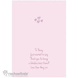 Personalised Rachael Hale 'Great Friends' Card - Gift Moments