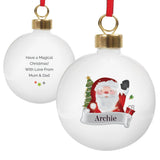 Personalised Santa Claus Bauble - Gift Moments