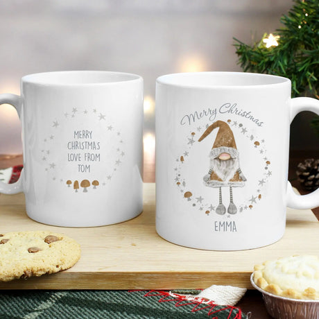 Personalised Scandinavian Christmas Gnome Mug - Gift Moments