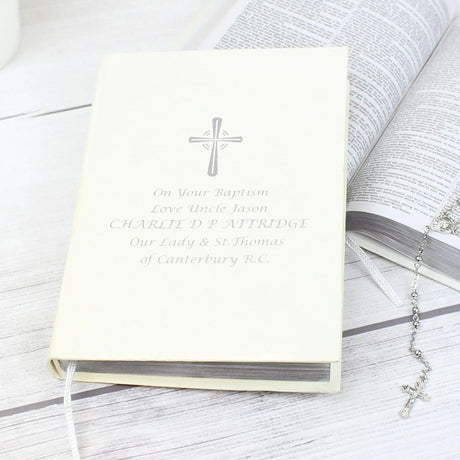 Personalised Silver Holy Bible - Eco-friendly - Gift Moments