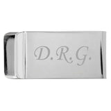 Personalised Silver Initials Money Clip - Gift Moments