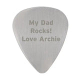 Personalised Stainless Steel Plectrum - Gift Moments