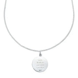 Personalised Sterling Silver & 9ct Gold St. Christopher Necklace - Gift Moments