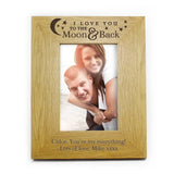 Personalised The Moon & Back Photo Frame - Gift Moments