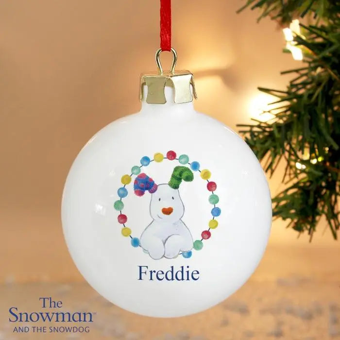 Personalised The Snowdog Bauble - Gift Moments