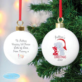 Personalised Tiny Tatty Teddy 'My 1st Christmas' Bauble - Gift Moments