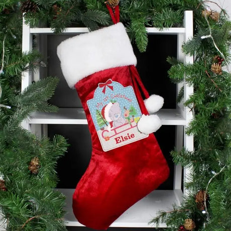 Personalised Tiny Tatty Teddy My 1st Christmas Luxury Stocking - Gift Moments