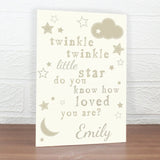 Personalised Twinkle Twinkle Card - Gift Moments