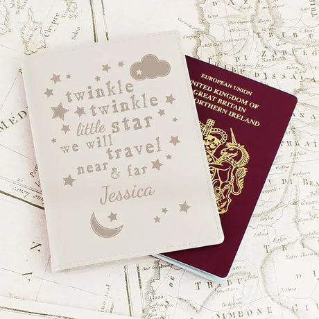 Personalised Twinkle Twinkle Passport Holder - Gift Moments
