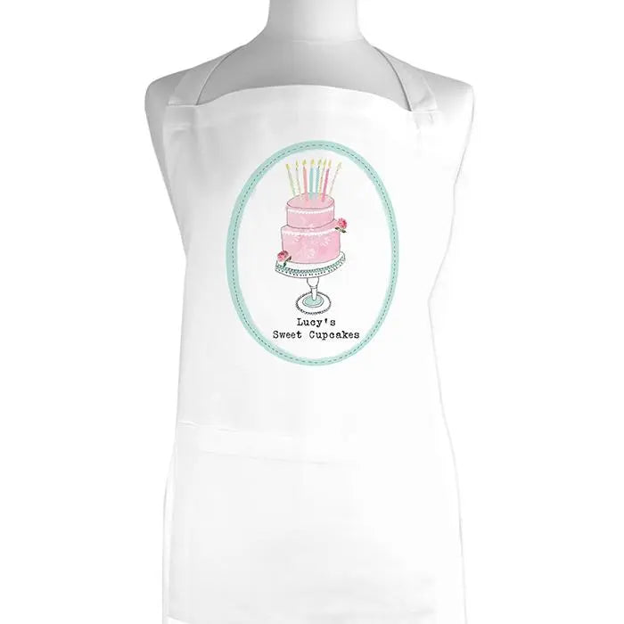 Personalised Vintage Pastel Cupcake Apron - Gift Moments