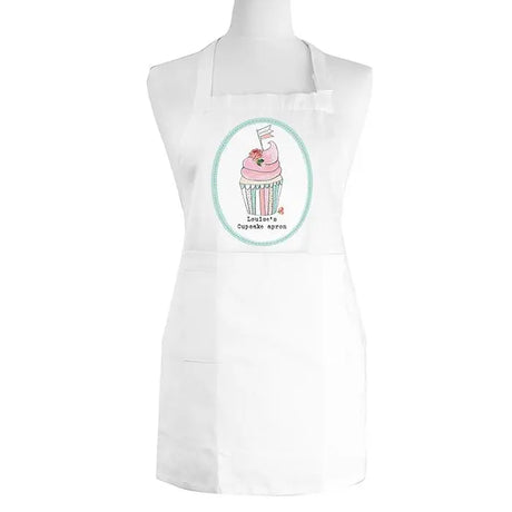 Personalised Vintage Pastel Cupcake Children's Apron - Gift Moments