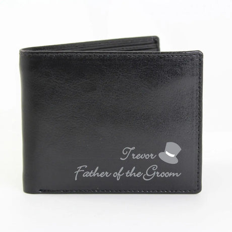 Personalised Wedding Favours Leather Wallet - Gift Moments