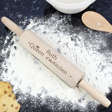 Personalised Wooden Rolling Pin - Gift Moments