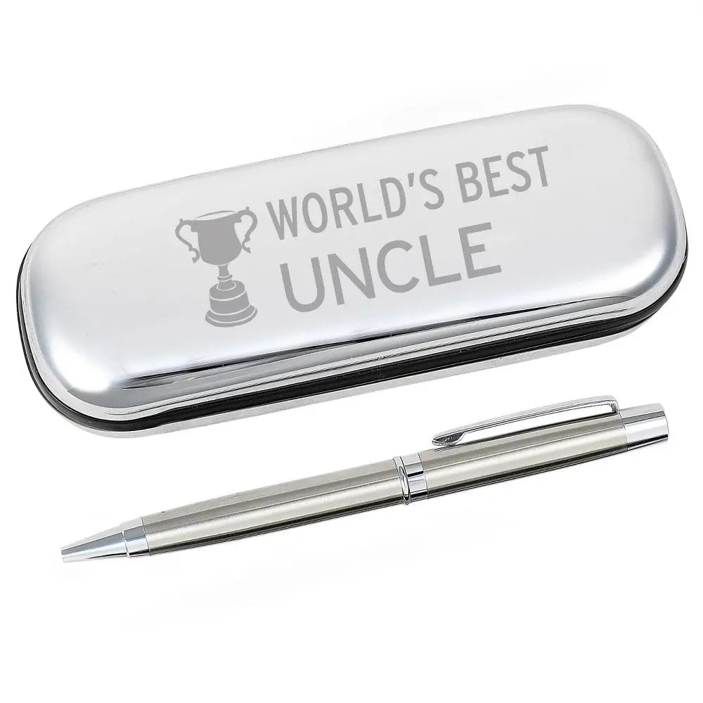 World's Best Uncle Pen & Box - Gift Moments