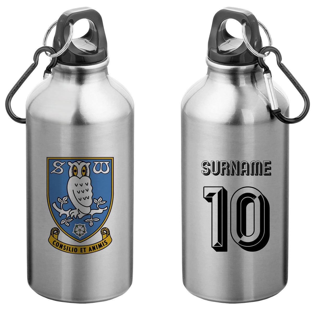 Personalised Sheffield Wednesday FC Retro Water Bottle