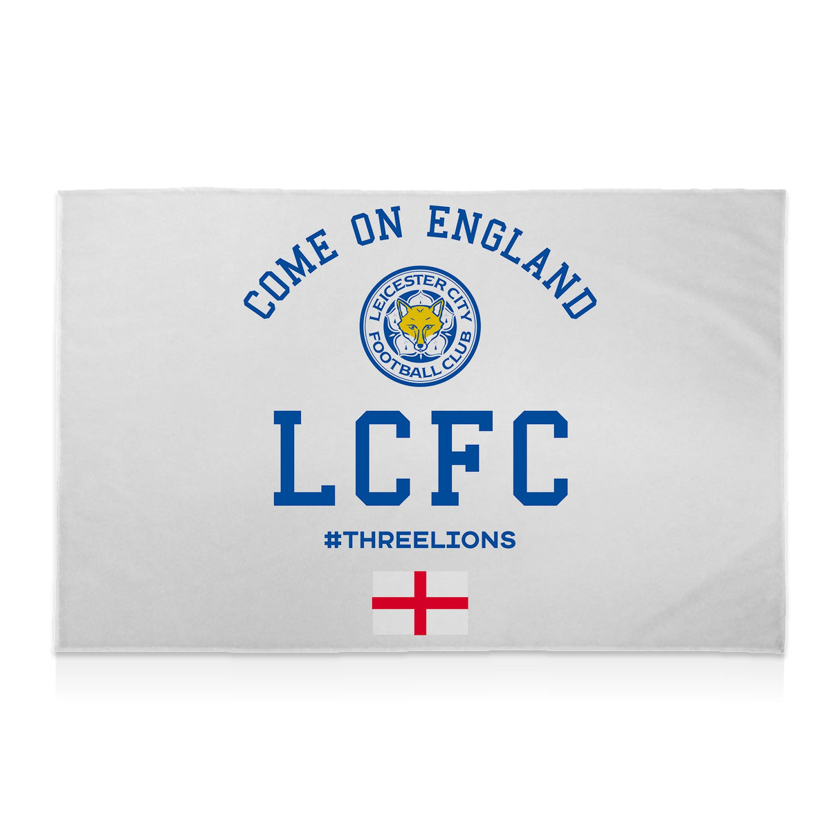Personalised Leicester City FC Come On England 8ft x 5ft Banner