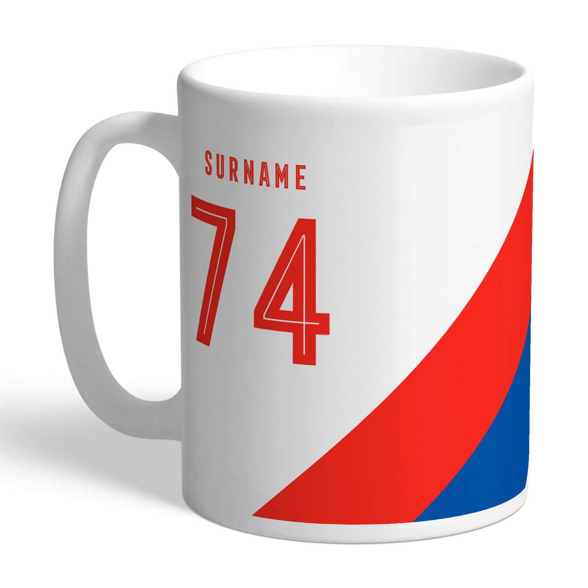 Personalised Crystal Palace FC Stripe Mug
