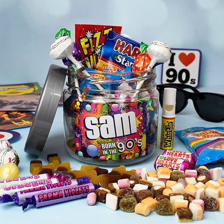 Born In The 90's Retro Sweet Taster Jar - Gift Moments