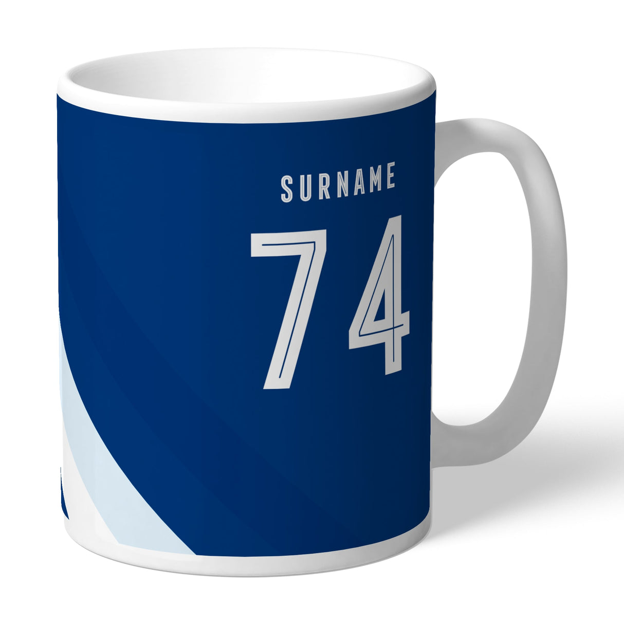 Personalised Bolton Wanderers FC Stripe Mug