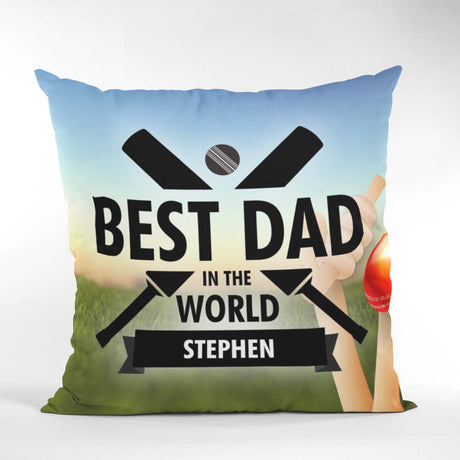 Cricket Best Dad Cushion - Gift Moments