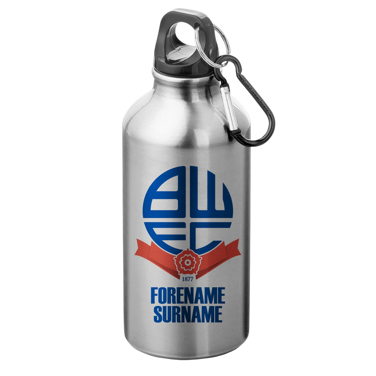 Personalised Bolton Wanderers FC Crest Water Bottle
