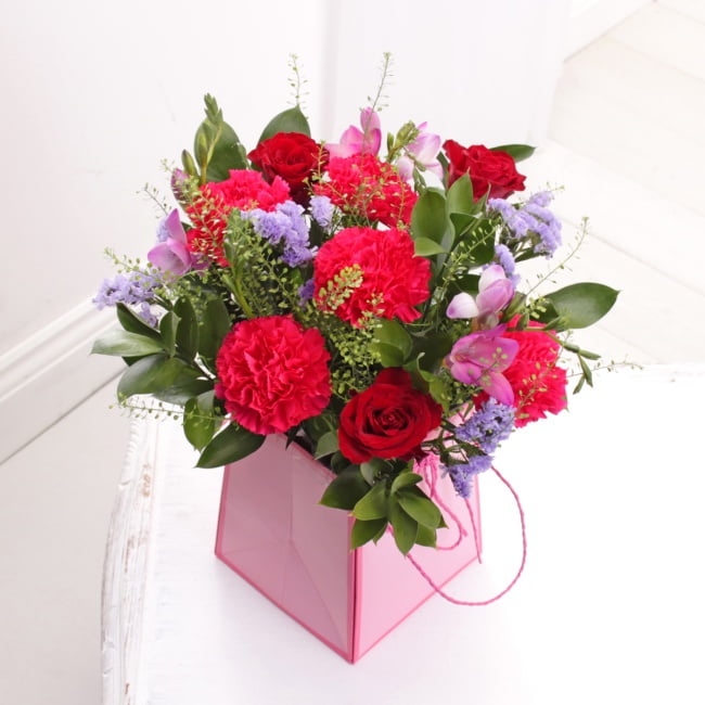 Floral Pink Gift Bag - Gift Moments