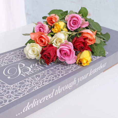 Letterbox Colourful Roses - Gift Moments