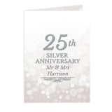 25th Silver Anniversary Card - Gift Moments