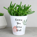 Personalised Abstract Pattern Plant Pot - Shop Pots & Planters At Gift Moments - 3