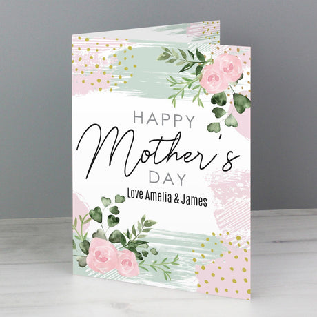 Abstract Rose Mother's Day Card - Gift Moments
