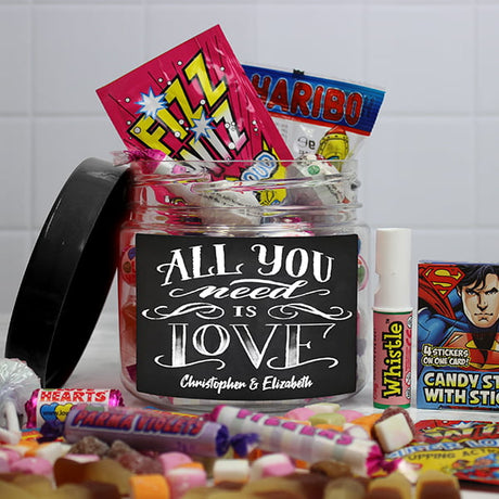 All You Need Is Love Sweet Jar - Taster - Gift Moments