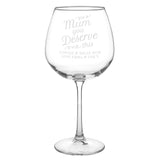 Mum You Deserve This' Gin Balloon Glass - Gift Moments